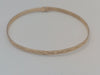 9ct Yellow Gold Baby Bangle - 1.77g Weight, 4.5" - 5.5" Max Length