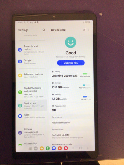 Samsung Tab A7 Lite