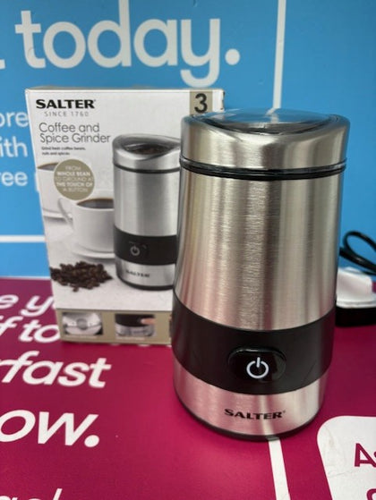 SALTER GROUND COFFEE AROMATIC SPICES GREY BOXED