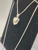 925 silver 24" hallmarked loveheart locket with chain-11.2grams -box included