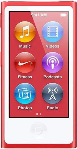 Apple iPod Nano 7th Generation 16GB -  (PRODUCT) Red, B