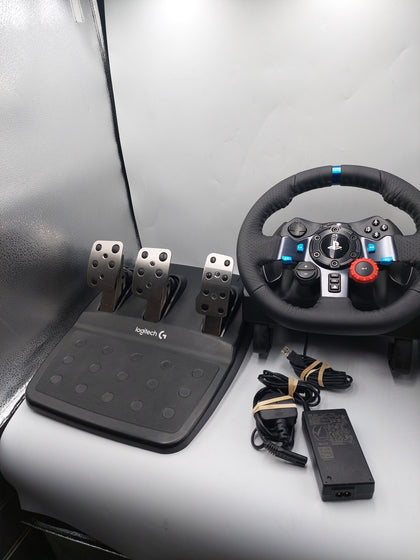 Logitech G29 Driving Force Racing wheel and Pedals with PSU(PS5/PS4/PS3/PC
