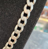 925 - silver curb chain - 91.88g - 21" - Hallmarked