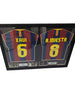 Dual Framed And Signed Barcelona Shirts - Xavi & Iniesta Shirts With COA