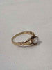 9ct Yellow Gold Cubic Zurconia Heart Claddagh Ring - 1.50 Grams - Size Q