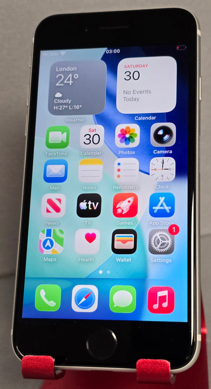 Apple iPhone SE (2nd Generation) 64GB White 84% Battery ***Unboxed***