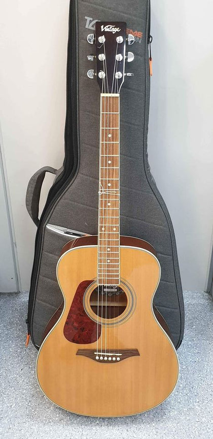 Vintage V300 Folk Natural - Left Handed