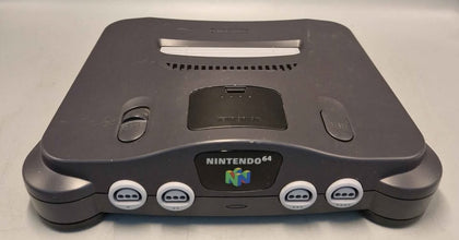 Japanese Nintendo 64 Console, Black, Unboxed with leads and one controller