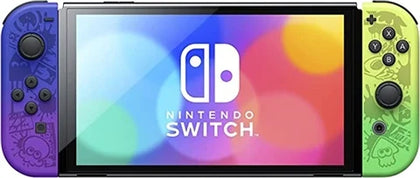 Nintendo Switch MOD.HAC-001(-01) V2 Splatoon 3 Blue/Yellow Joy-Con's ** Boxed **