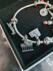 Pandora Bracelet with 8 Travel Based Charms.