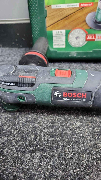 Bosch 18V MULTI18 Advanced Cordless Multitool - With 2.5ah Battery & Charger.