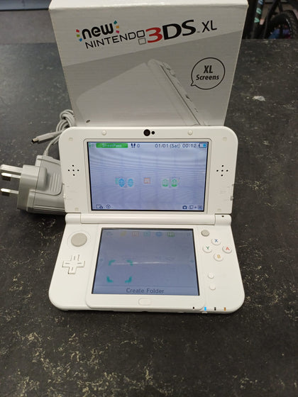 Nintendo New 3DS XL Console (Pearl White)