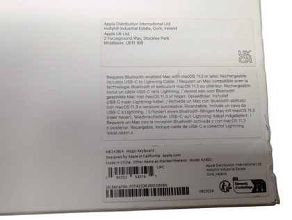 BRAND NEW Apple Magic Keyboard (A2450)