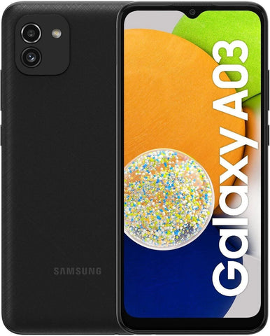 Samsung Galaxy A03 64GB Black Unlocked Android Smart Phone