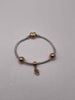 Pandora Rose Heart Clasp Bracelet and 3 rose gold charms- 18cm