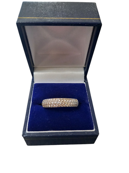 Thomas Sabo Women's Essentials Ring Silver White Zirconia Band Size-O