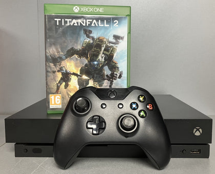Microsoft Xbox One X 1TB, Black Console Bundle ( + Titanfall 2 )
