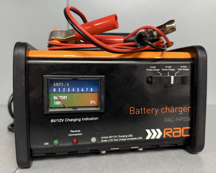 RAC HP026 12A Automatic Battery Charger 6 / 12V ** Unboxed **