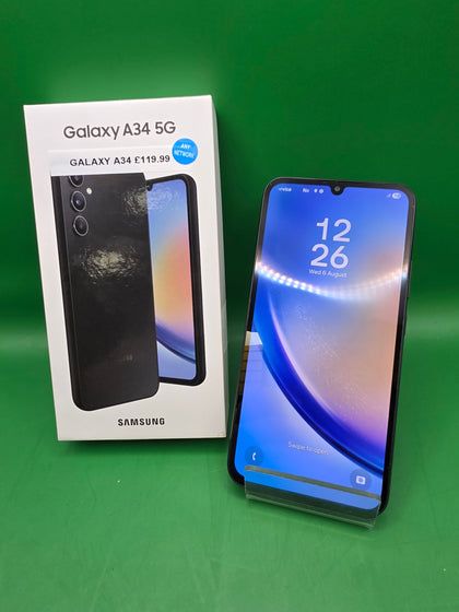 Samsung Galaxy A34 5G (6GB RAM, 128GB, Awesome Graphite)