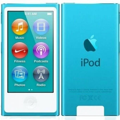 Apple Ipod Nano 7th Gen Light Blue 16GB