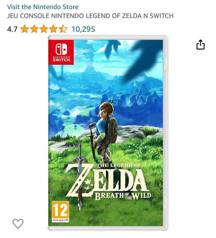 The Legend of Zelda: Breath of The Wild (Nintendo Switch).