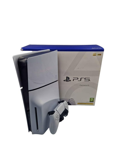 Sony PlayStation 5 Slim Console - Disk Edition - 1TB - Includes 1x Controller (Boxed)