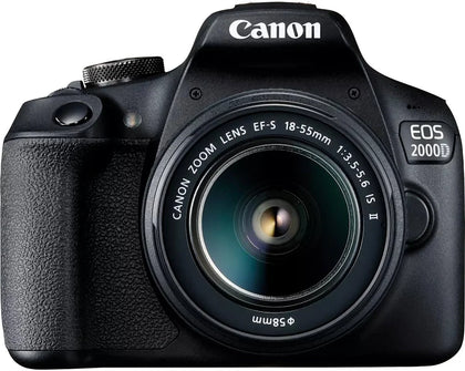 Canon EOS 2000D + EF-S 18-55mm IS II Lens Kit