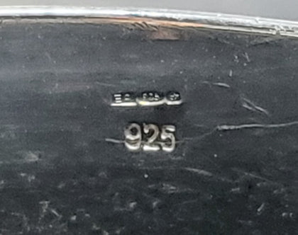 925 - Silver Armani Bangle - 33.18g - 2.5