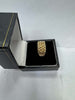 6.8g 9ct gold keepers ring - size U - **Hallmarked**