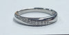 Stunning 9ct White Gold Ring With Clear Stone - 2.24G - Size K - Hallmarked