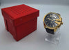 DIESEL Mega Chief Quartz Movement With Black Leather Strap & Original Box