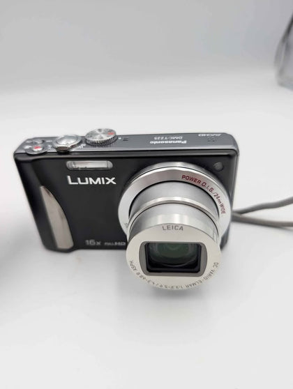 Panasonic Lumix DMC-TZ25 12.1MP Digital Camera - Great Condition - Unboxed With Leather Case