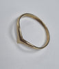 9ct gold wishbone ring M.5
