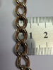 9ct Gold Solid Charm Bracelet  With Heart Locket