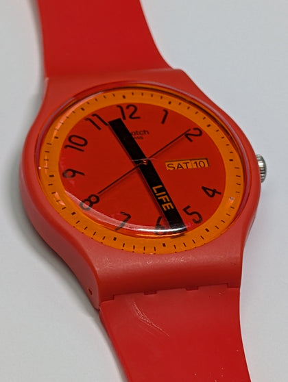SWATCH PROUDLY WATCH RED