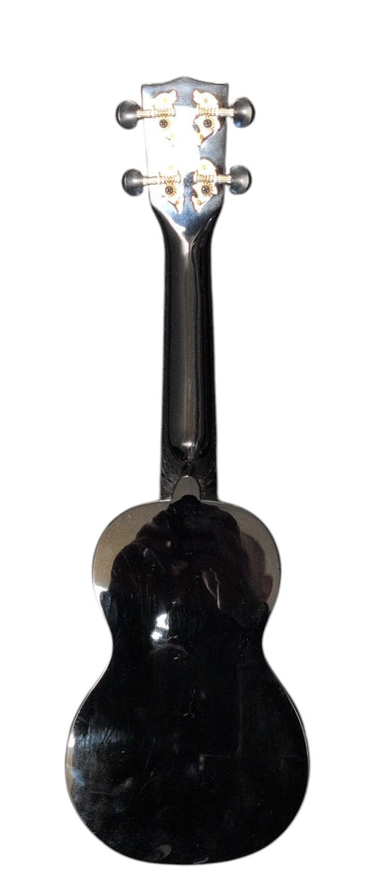 Mahalo MR1BK Rainbow Series Black Soprano Ukulele 