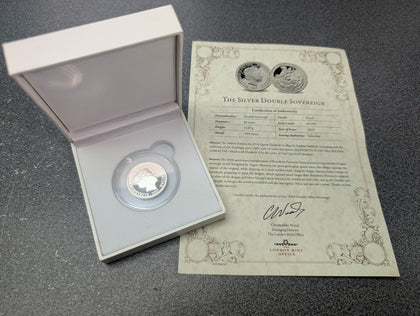 LONDON MINT OFFICE (THE SILVER DOUBLE SOVEREIGN) 2019 PRESTON STORE