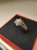 9ct Gold CZ Ring - Size O - 1.71g - Great Yarmouth