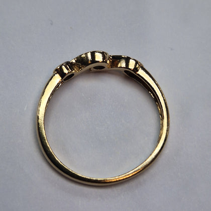 9CT GOLD RING SIZE N 1.84G PRESTON STORE