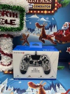 Gioteck VX4 PS4 Wired Controller - White Camo