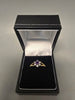 9ct Gold Ring with Purple Stone 375 1.6G Size R