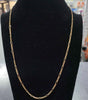 9ct Yellow Gold Figaro Chain - 7.1G - 19.5". Hallmarked