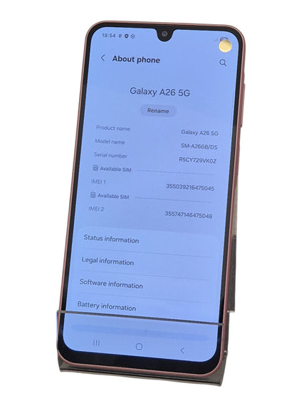 Samsung Galaxy A26 5g 128gb Pink