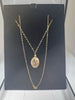 Gold Necklace and Daughter Pendant 9CT 1.6G (AROUND 16'' IN LENGTH)