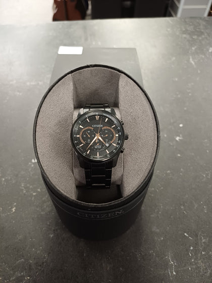 Citizen Men's Black Stainless Steel Bracelet Watch AN8195-58E