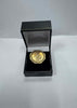 7.2g 9ct Gold st George Medal Sovereign Ring - Size X -**Hallmarked**