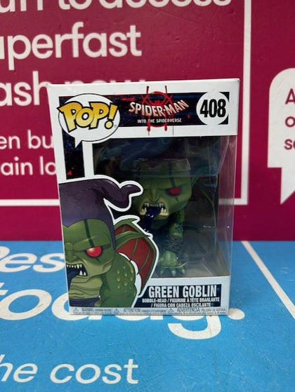 Green Goblin -Spider-Man Into The Spiderverse Pop Funko.Super Sized 10inch #408