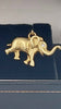 375 9ct yelow gold elephant charm in box 2.0g