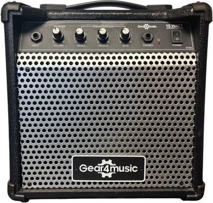 Gear4Music 15W Acoustic Guitar Practice Amp **Store Collection Only**
