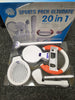 wii console with 2 controllers + 20 in 1 accesories